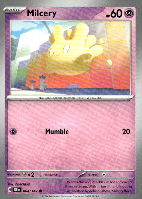 Milcery Common SV07: Stellar Crown 064/142 NM