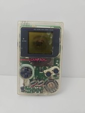 Nintendo Gameboy Original CLEAR Play It Loud DMG-01 Console For Parts or Repair