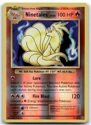 Ninetales 15/108 XY Evolutions Reverse Holo