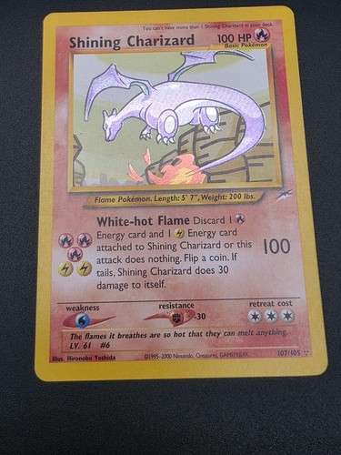 Shining Charizard 107/105 Neo Destiny Holo LP