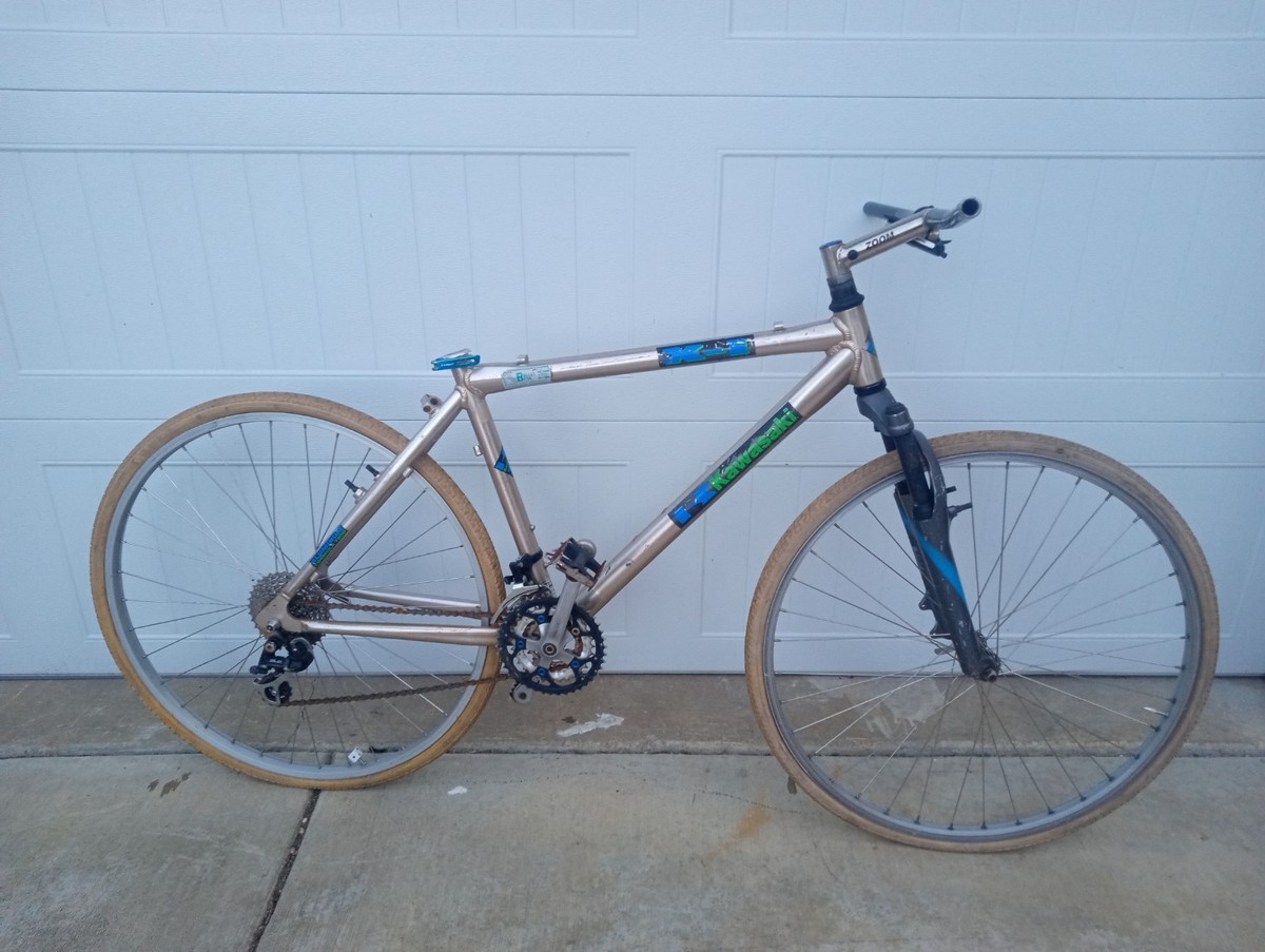 Vintage 1994 Kawasaki Racing X-1 Mountain Bike LX 7005 Aluminum