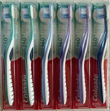 6 PACK Colgate 360 Sensitive Teeth Toothbrush Tongue Soft Lot 4 In 1 Colors WOW