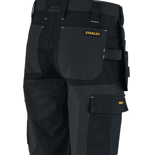 Mens Stanley Tough N Flex Holster Pocket Work Trousers Waist 30-40-Leg 29/31/33 - Picture 5 of 5