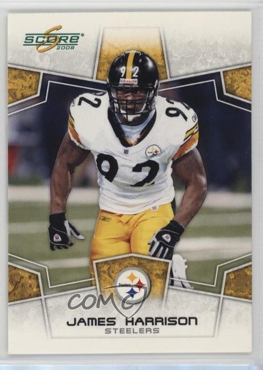 2008 Score James Harrison #255 Rookie RC 0l1