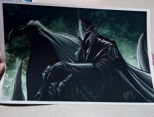 The Witch King Lord Of The Rings By Balke Signed Poster 11"×17"