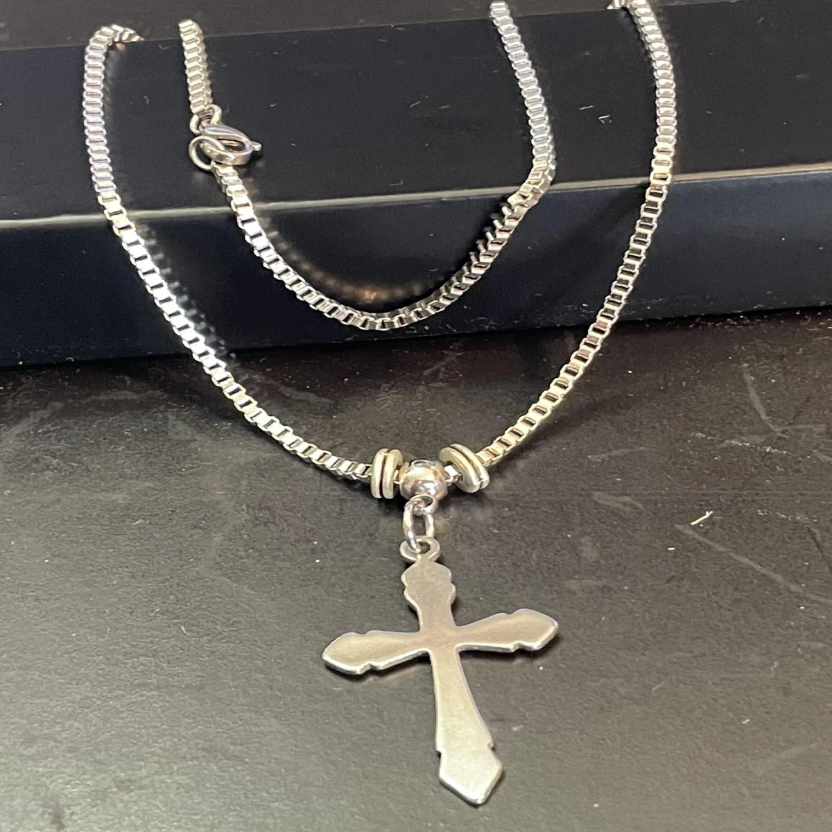 Zancan - Collana Zancan in argento con pendente a croce e pietre