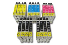 20 cartucce stampante per Epson Stylus C64 CX6400 CX3600 CX3650 C86 C66 C84 364 ml