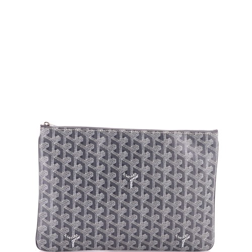 Goyard Senat Zip Pouch Coated Canvas MM