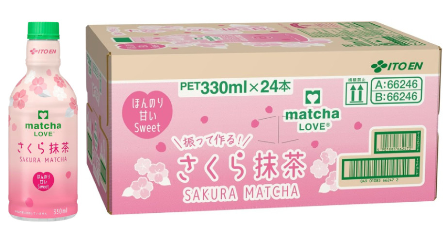 ITO EN Matcha Love Sakura Matcha Powder in Cap 330ml x 24 Bo