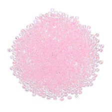 2000Pcs Glass Seed Beads 2mm Mini Glass Seed Spacer Bead Light Pink