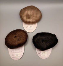 3 Playhouse Collections Doll Wig Bob Sz 7-8 Black Blonde L Brown St Full Cap