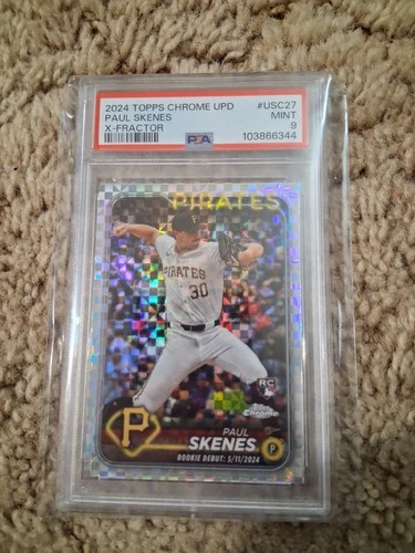 2024Topps Chrome Update #USC27 X-fractor Paul Skenes Rookie PSA9