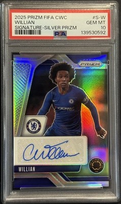 2025 Prizm FIFA Club World Cup Chelsea Willian Signature Auto