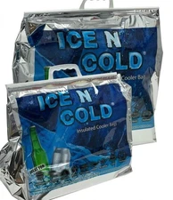 ICE N COLD 35lb Insulated Cooler Bag, Collapsible, Lightweight