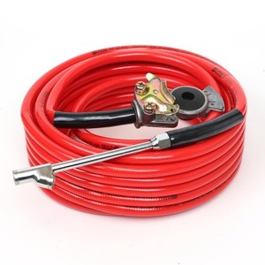 Heavy-Duty Truck Tire Inflator Kit - 3/8" x 50' Air Hose, Universal Gladhand & C