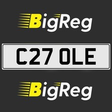 C27 OLE COLE COLIN COLES COL COLEEN PRIVATE REGISTRATION CHERISHED NUMBER PLATE