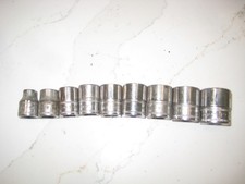 Snap On Usa 9 38 Drive 6 Pt. Metric Sockets 8-19 Mm Lifetimewarranty Snap On Usa 9 38 Drive 6 Pt. Metric Sockets 8-19 Mm Lifetimewarranty