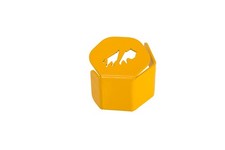 Protection de réservoir d'huile de frein arrière jaune pour Royal Enfield Him...