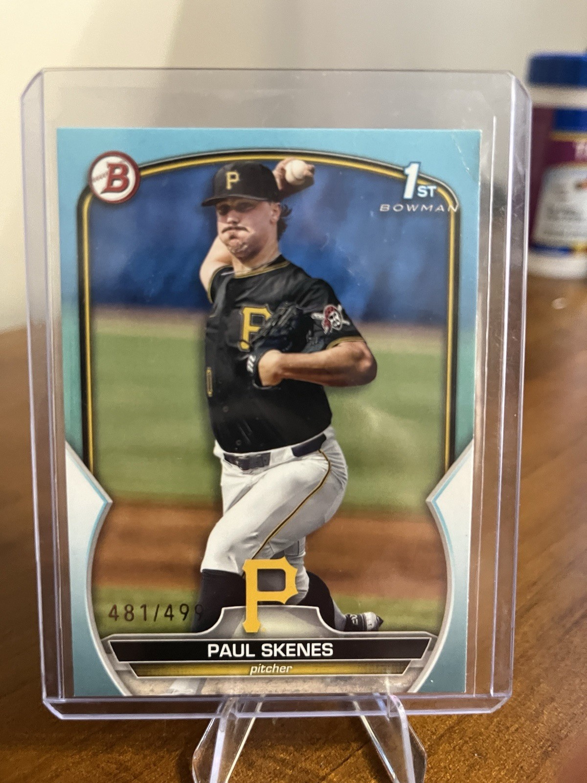 💎2023 Bowman Draft - Paul Skenes #BD-14 Sky Blue /499 (RC) CY YOUNG SSP!🔥