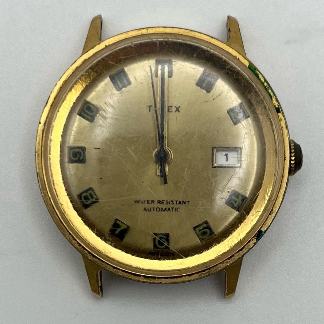 Timex Automatic Date Function 35mm Gold Tone Self… - image 2