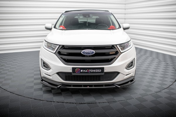 Maxton Design Frontlippe Passend FüR Ford Edge Sport Mk2 Schwarz Hochglanz-image