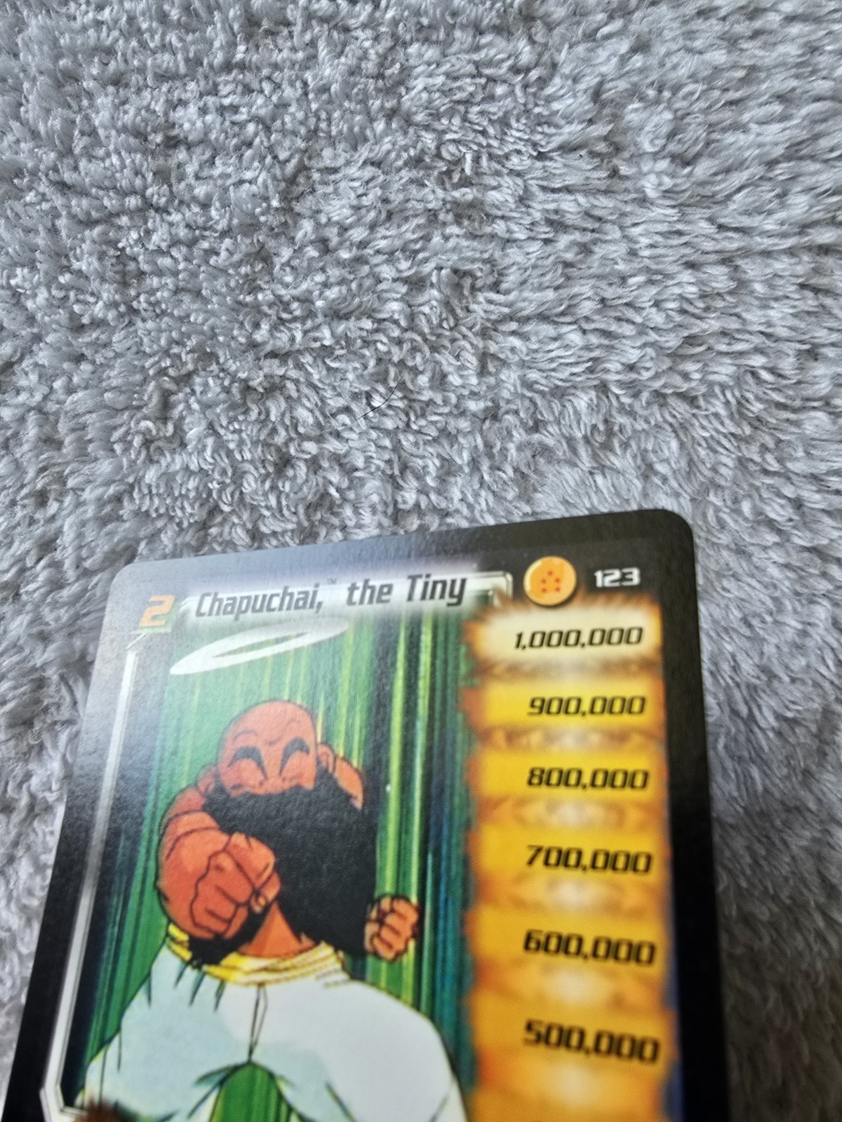 DBZ Dragon Ball Z Chapuchai, The Tiny 123 CCG Unlimited World Games Saga MP