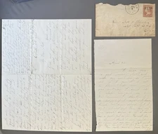 Black History 125th USCT US Colored Infantry Civil War Cairo IL Wife Letters