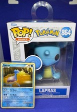 Lapras 24/123 Pokemon Card 2010 / Lapras Funko Pop Figure 863