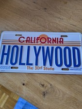 Blechschild California Hollywood 30x15cm