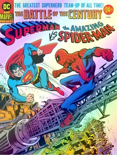 DC Marvel 50th Anniversary Superman vs Amazing Spider-Man #1 FOIL Facsimile NM