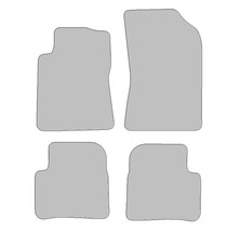 Fußmatten passend für Citroen C3 III Typ  (Baujahr 2016 - aktuell), Hit anthrazi