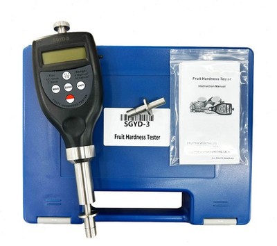 Fruit Rripeness Tester with 2 Tips Diameter Range 0.2kgf/cm²~11.0 kgf/cm²