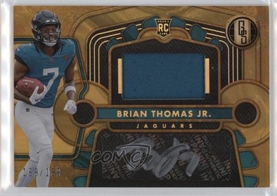 2024 Panini Gold Standard Jersey /199 Brian Thomas Jr #203 Rookie Auto RC 0j5i