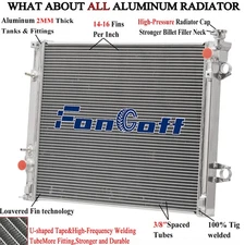3-Row Aluminum Radiator For 2005-2015 Toyota Tacoma 2.7L L4  4L V6 AT DPI2802