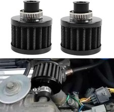 2pcs 12mm Cold Air Intake Filter Turbo Vent Crankcase Car Breather Valve Cover