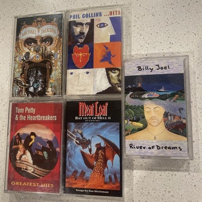 Dangerous by Michael Jackson  LOT of 5  meat loaf,billy Joel,Tom Petty,Collins