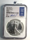 2021 Eagle Landing NGC MS70 Rhett Jeppson Signed T-2 First Day of Issue