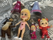 Masha And The Bear Snap N' Fashion 6" Masha Dress Up Doll Outfits Shoes Extras