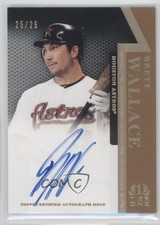 2011 Topps Tier One On the Rise Auto Gold 25/25 Brett Wallace #OR-BW Auto 0c2