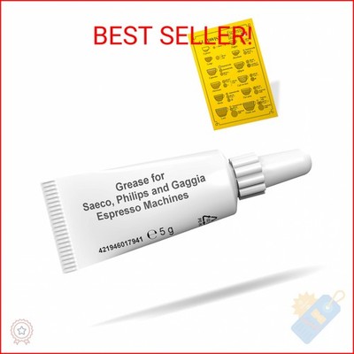 Espresso Machine Grease - Coffee oil 5g Tube for all Saeco, Phillips and Gaggia