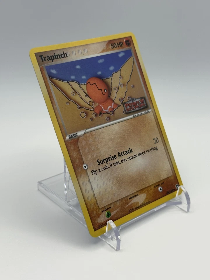 Trapinch 68/108 EX Power Keepers Reverse Holo Stamped Pokémon NM - Photo 3/4