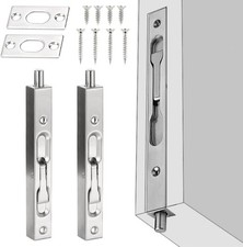 XAVSWRDE 2 Packs Door Bolt Lock Flush Latch Concealed Door... 