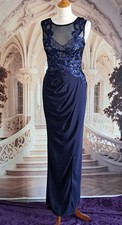 Lipsy London love Michelle Keegan, ladies navy blue evening dress, size 8 NWT