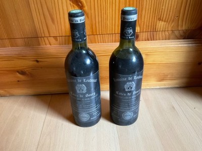 Rotwein Bordeaux, 1984, Lemoine de Leudonat, Cotes de Bourg, 2 Flaschen