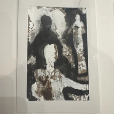 Original Mixed Media Art 4x6 In A 5x7 Matted Card.  Can Be Framed Set Of 2 Cards