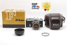  TOP MINT Nikon F Eye level 35mm Film Camera Nikkor-s Auto f1.4 50mm From JAPAN