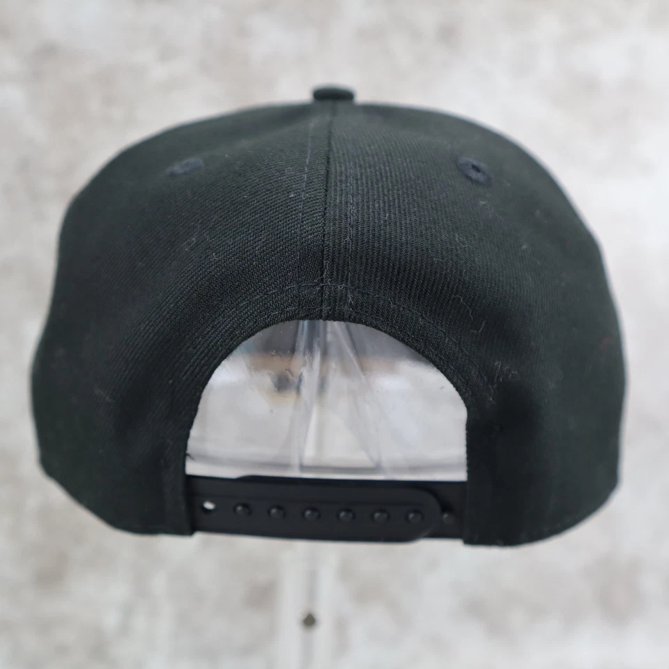 Gorra de fútbol Inter Miami CF New Era 9Fifty negra para hombre con cierre a presión ajustable Foto 4 de 4