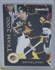 Trevor Linden 1992-93 Pinnacle Team 2000 Insert Card NHL Vancouver Canucks #24