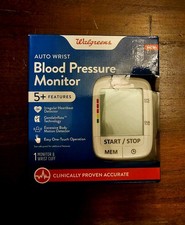 Walgreens Auto Arm Blood Pressure Monitor 5 Features Open Box New