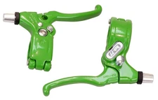 Dia-Compe Tech 77 LOCKING BMX freestyle brake levers lever set - GREEN